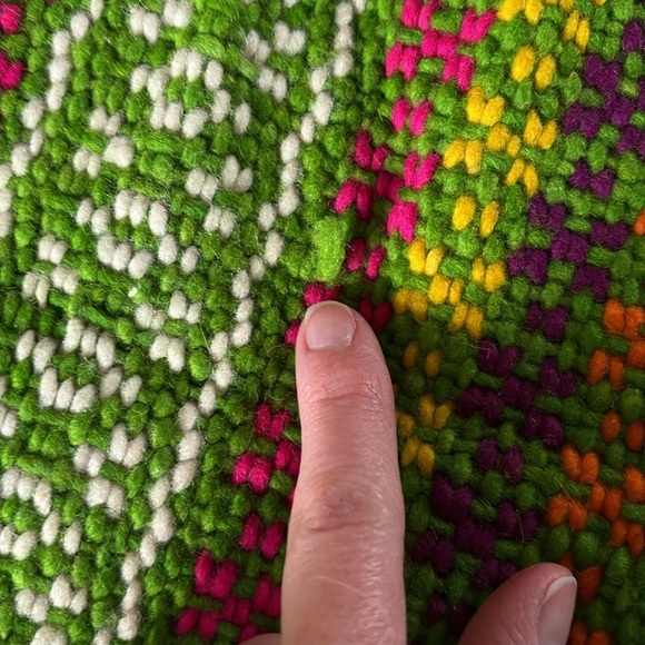 Vintage retro afghan “end of bed throw” - Picture 6 of 6